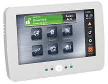 edmonton business alarm - commercial intrusion detection - dsc touchpad